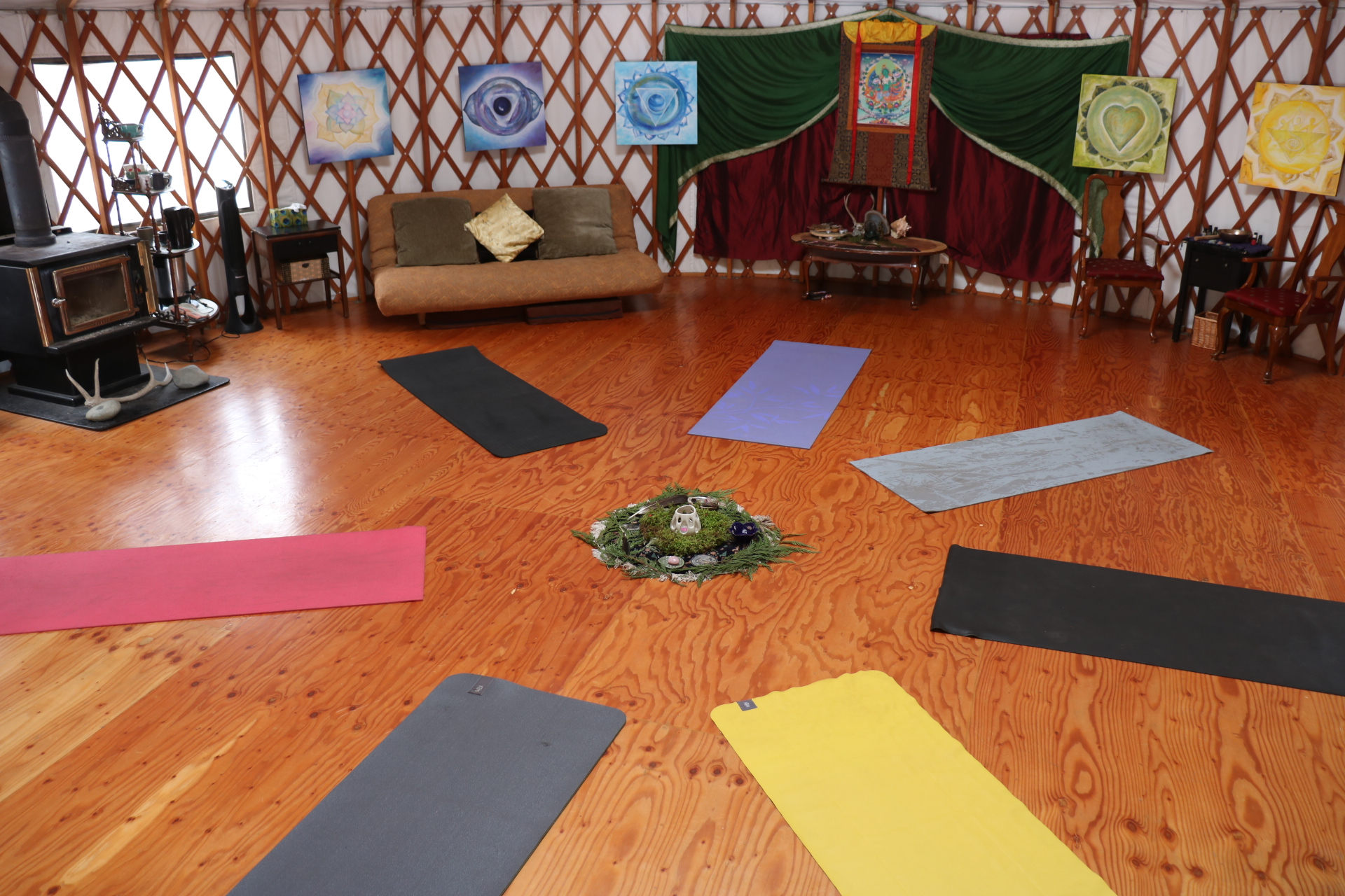 mā yoga workshop circle